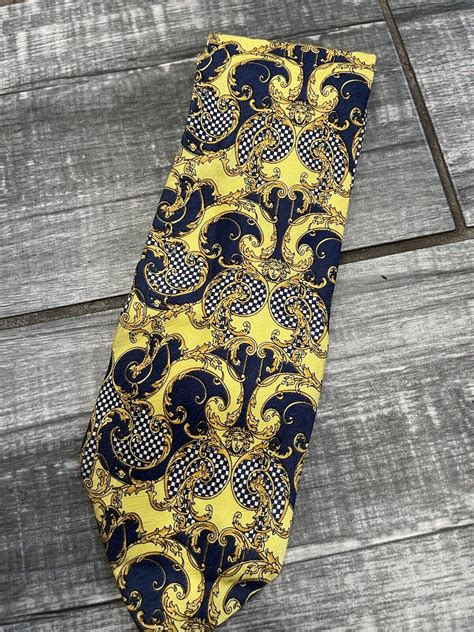 versace necktie price|Versace tie vintage.